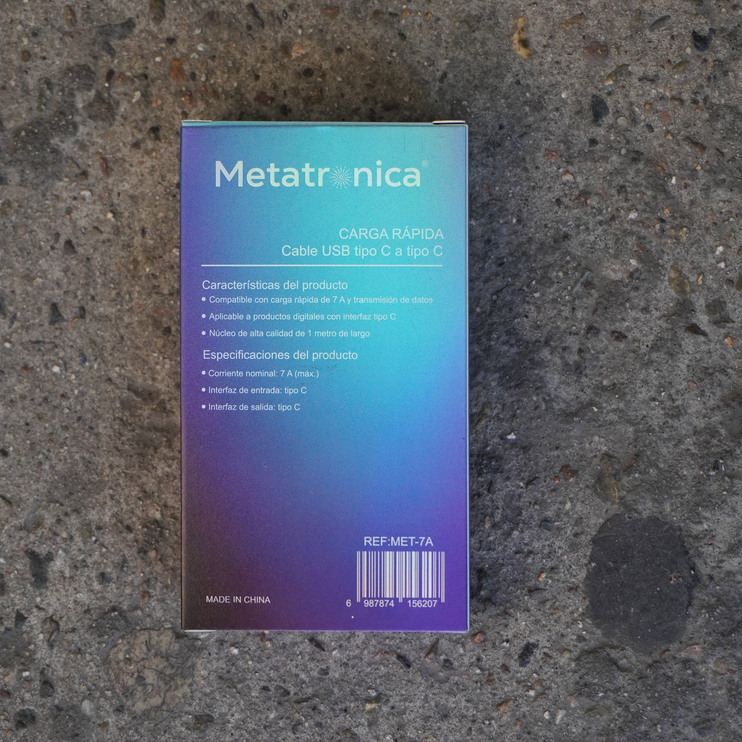 METATRONICA CABLE DE CARGA C A C (PLASTICO)