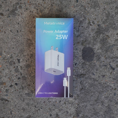 METATRONICA CARGADOR COMPLETO TIPO C A C TIPO C 25W